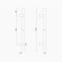 C3108OAK ROUND SECTION OFFSET H-PULL BTB HANDLE gallery detail image