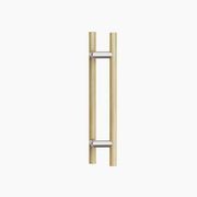 C3304OAK - ROUND SECTION OFFSET H-PULL BTB HANDLE gallery detail image