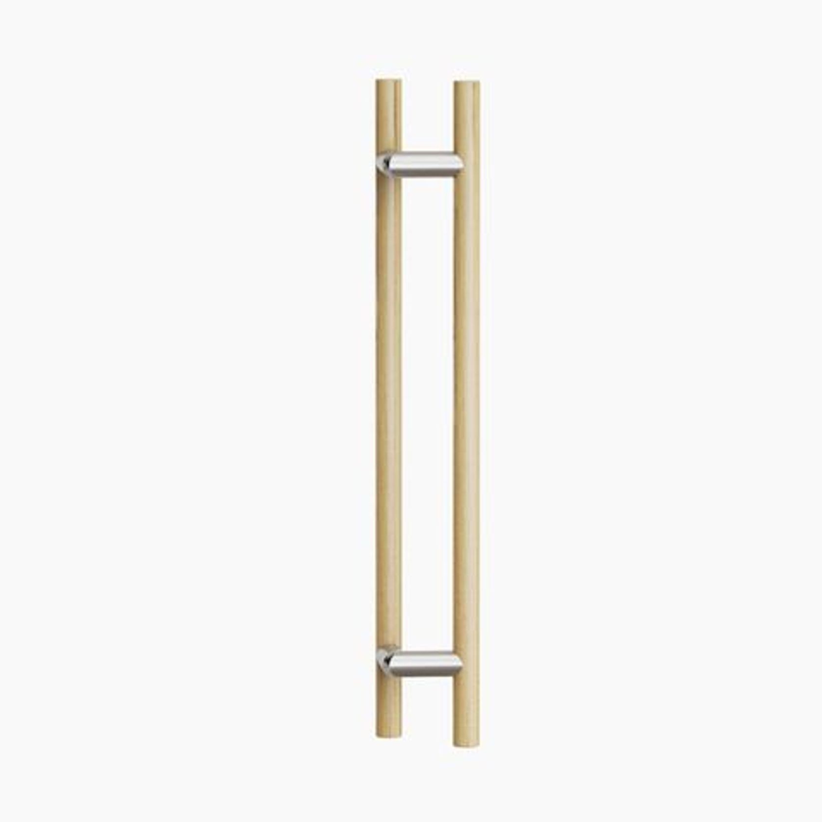 C3306OAK - ROUND SECTION OFFSET H-PULL BTB HANDLE gallery detail image