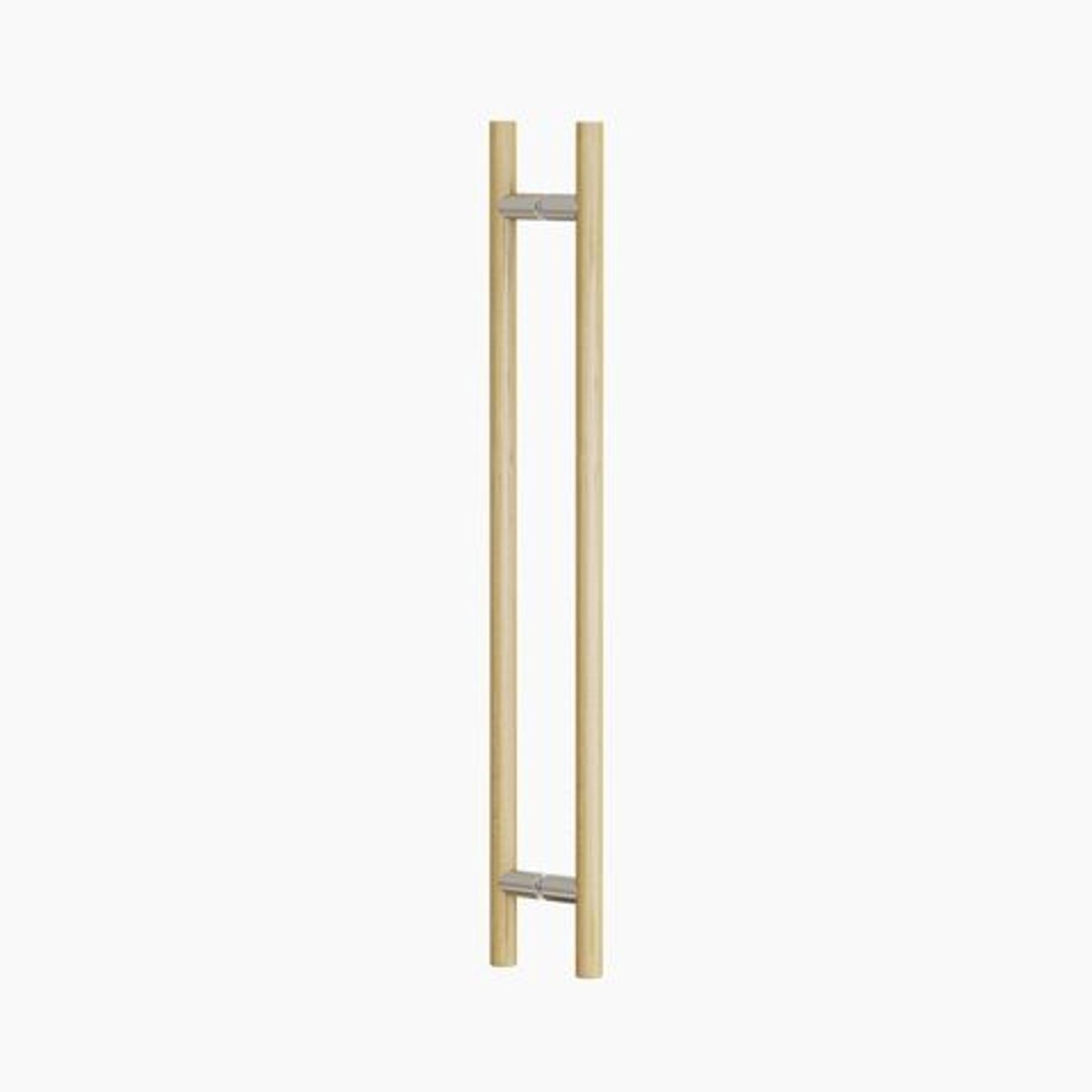 C3408OAK ROUND SECTION H-PULL BTB HANDLE gallery detail image