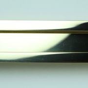 HB 860 Brass Soft Edge Flush Pull for Sliding/Cavity Doors gallery detail image