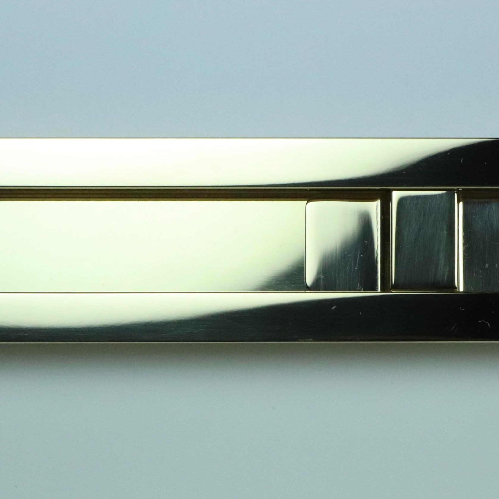 HB 860 Brass Soft Edge Flush Pull for Sliding/Cavity Doors gallery detail image