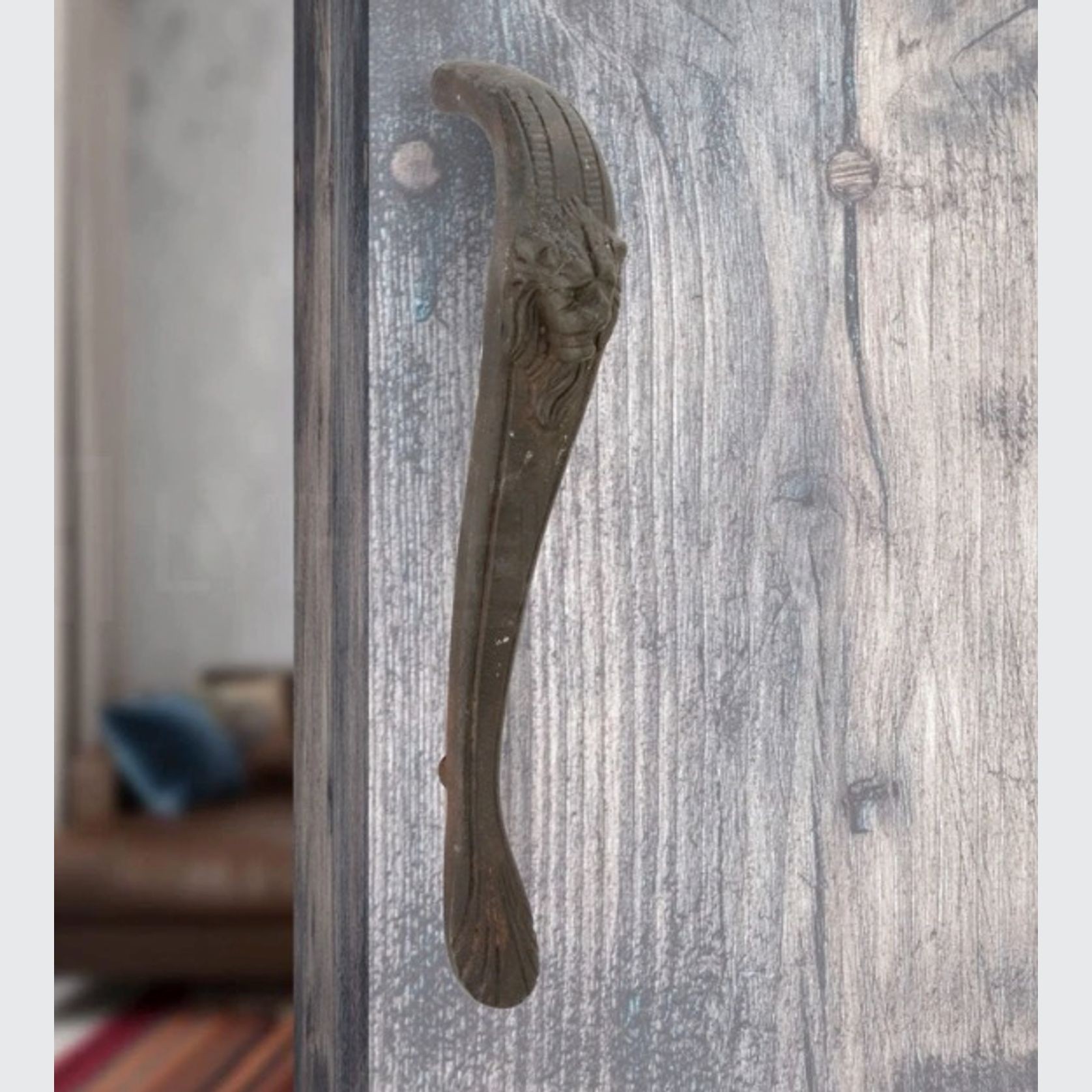 Lion – Iron Door Pull Handle gallery detail image