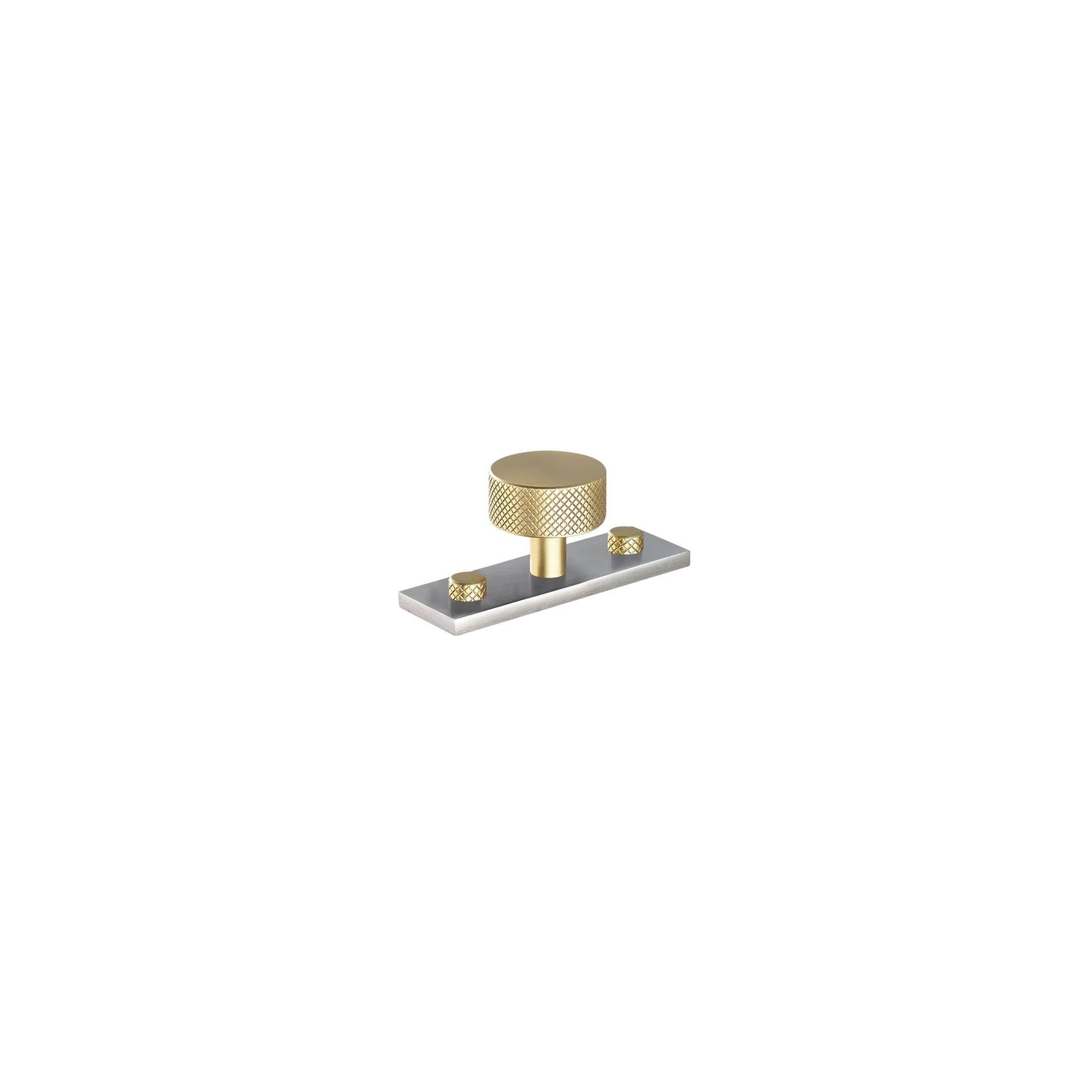 Armac Martin - Mix1 Diamond Knurled Knob w Back Plate gallery detail image
