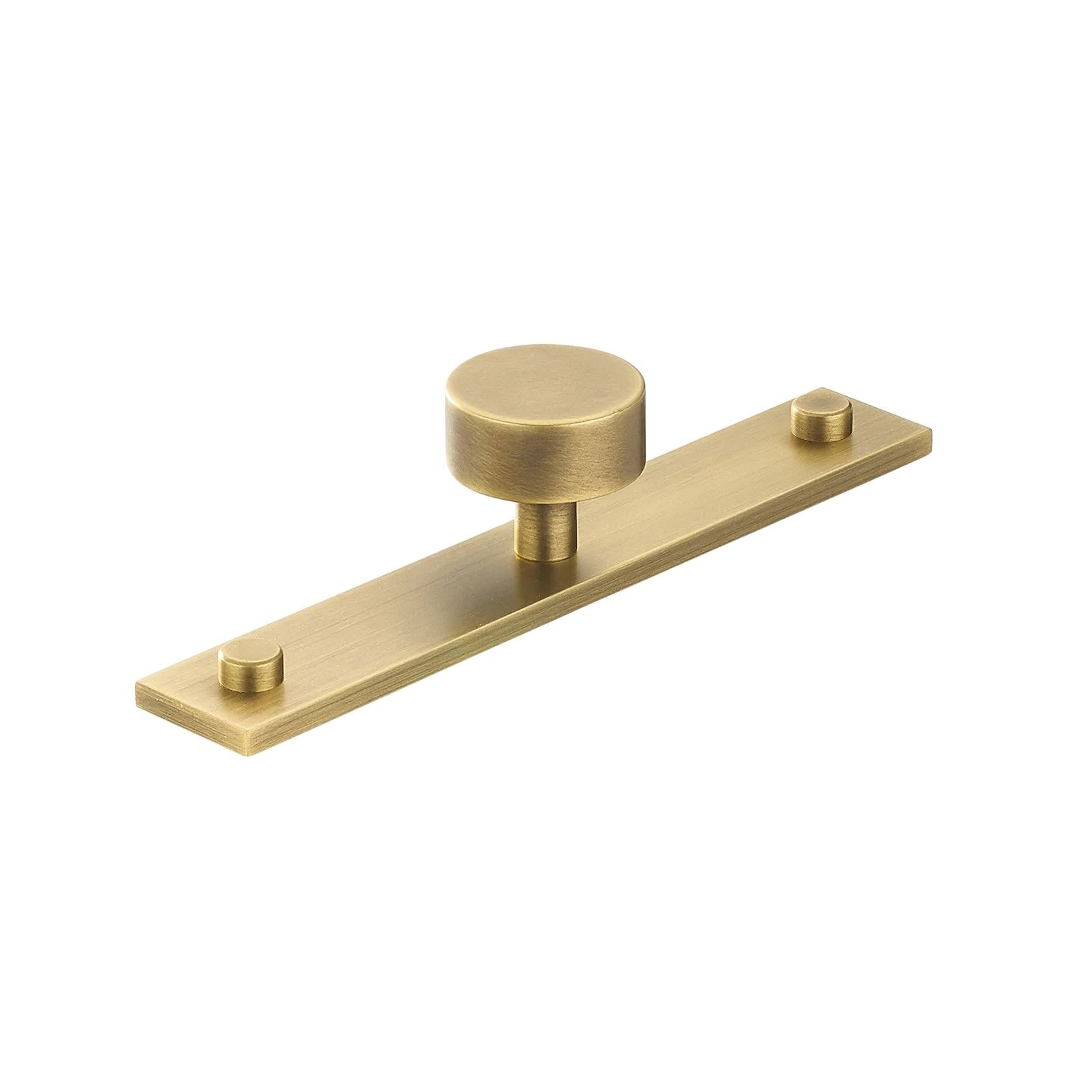 Armac Martin - Mix3 Plain Smooth Knob with Back Plate gallery detail image