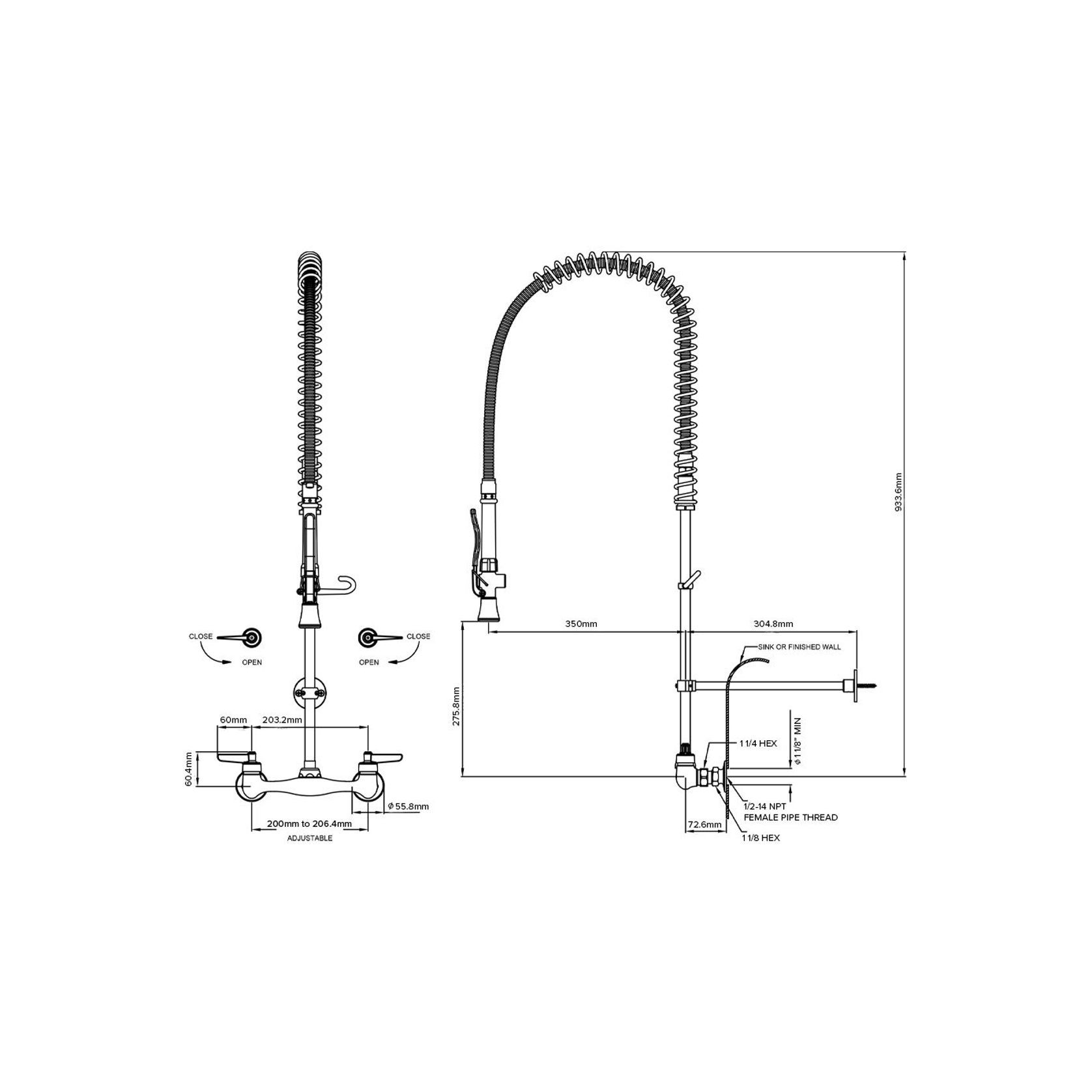 Central Brass Kitchen Mixers gallery detail image