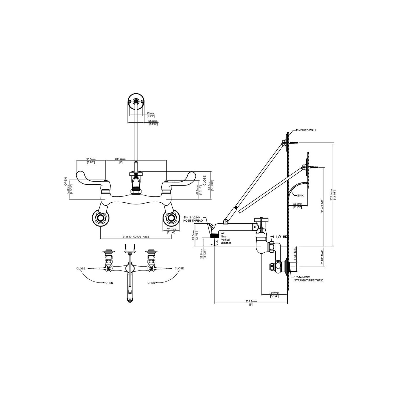 Central Brass Kitchen Mixers gallery detail image