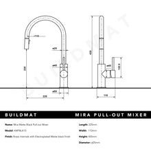 Mira Matte Black Pull Out Mixer gallery detail image