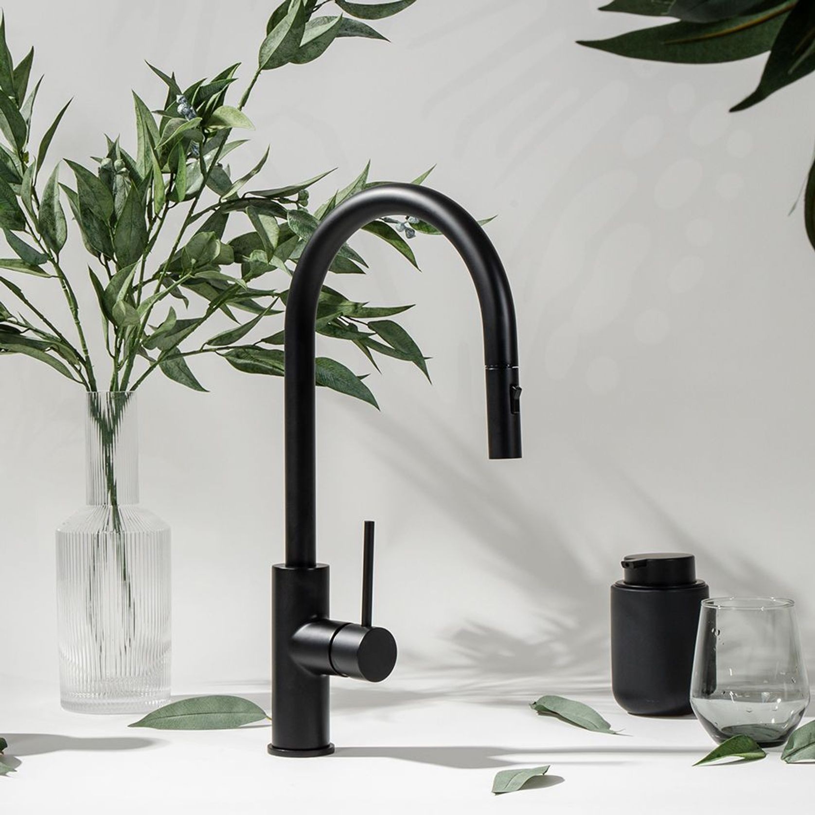 Mira Matte Black Pull Out Mixer gallery detail image