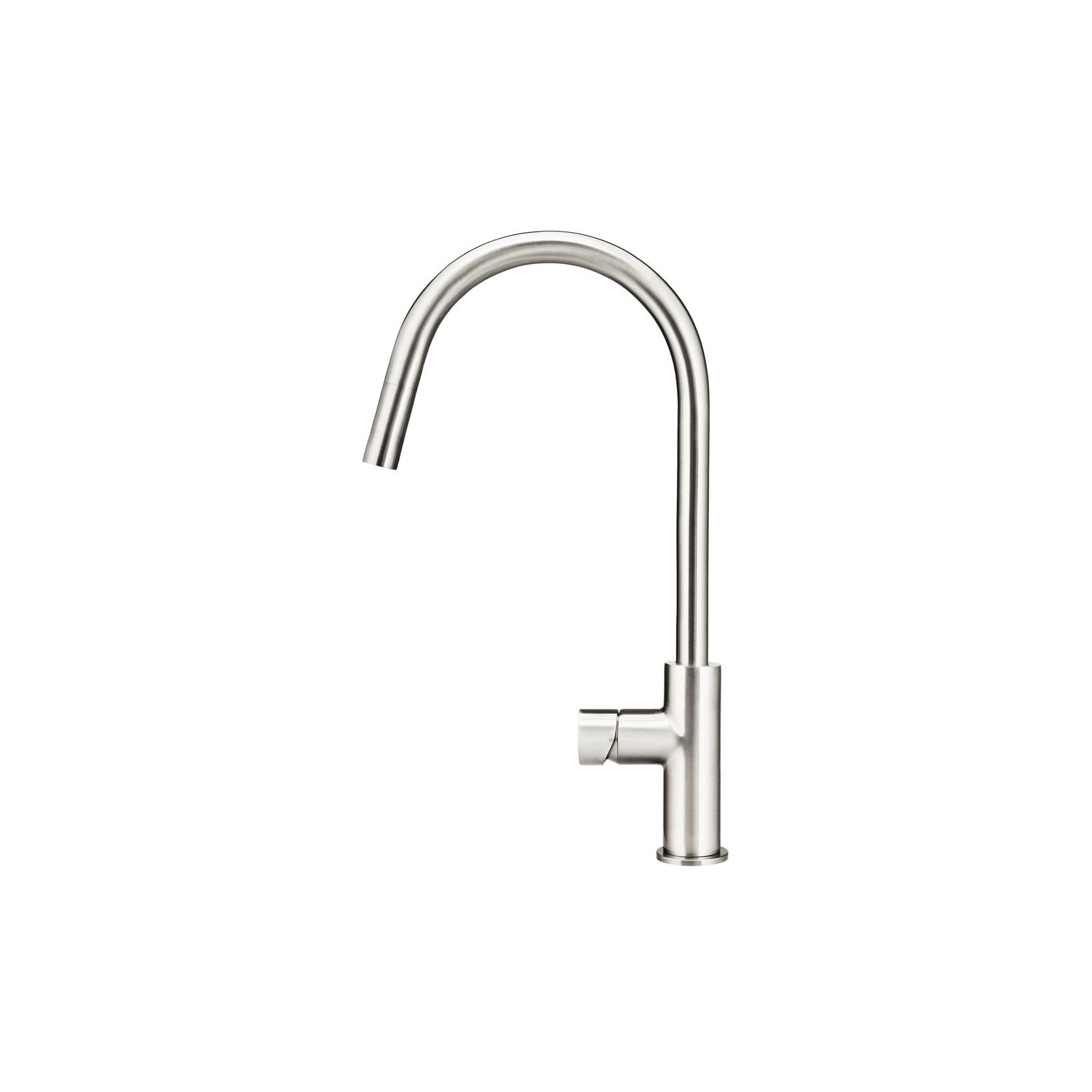 Round Pinless Piccola PullOut Kitchen Mixer - BNikel gallery detail image