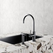 Zen SS316L Kitchen Mixer & Hand Spray | Graphite gallery detail image