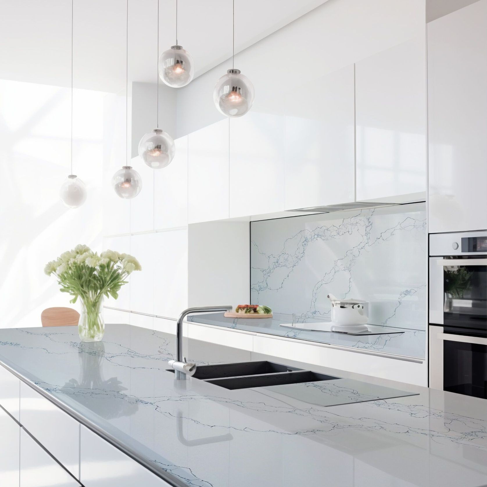 Calacatta Diana Cobalt | Quartz gallery detail image