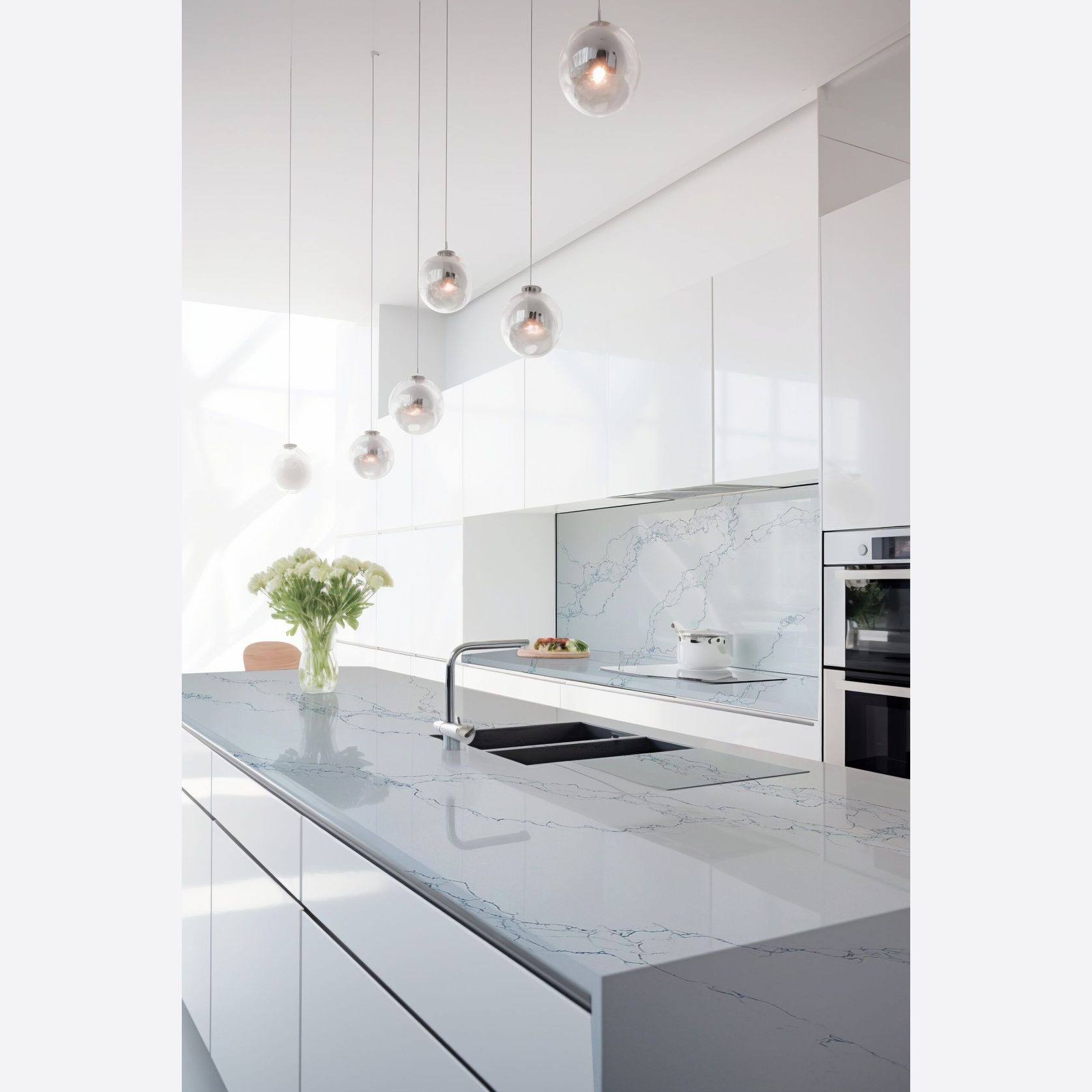 Calacatta Diana Cobalt | Quartz gallery detail image