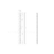 Floor-to-Ceiling Mounted Wine Rack with Offset Pegs gallery detail image