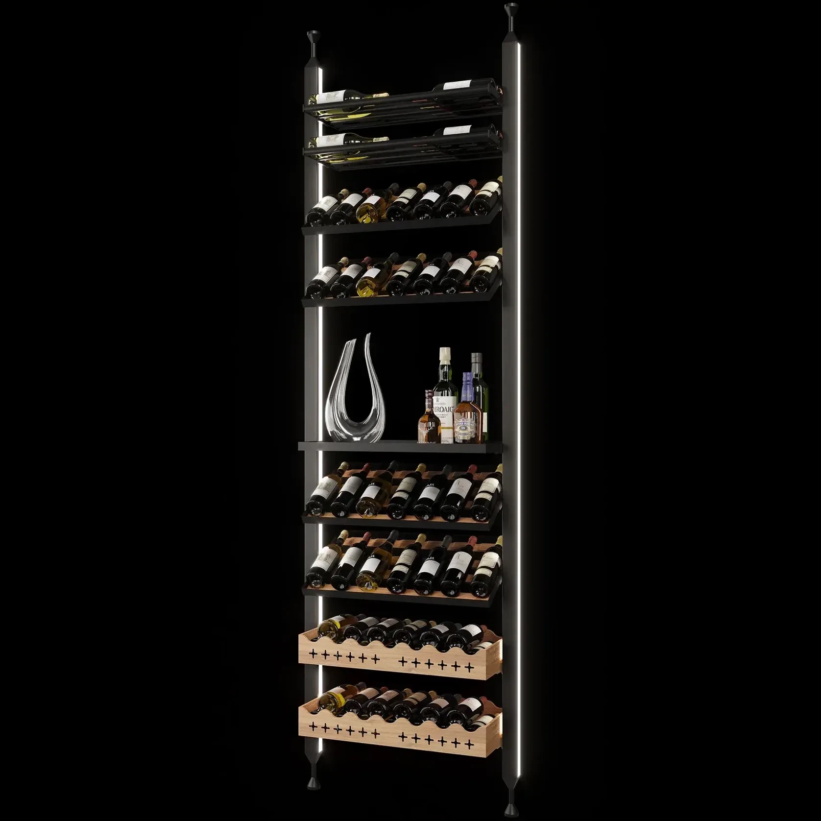 Lumi Nexus Modular Wine Display System gallery detail image