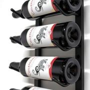 Wall Mounted Metal Rail Wine Racks gallery detail image