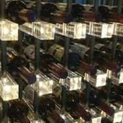 Elegant Acrylic and Metal Wine Racks with LED Lighting gallery detail image