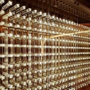 Elegant Acrylic and Metal Wine Racks with LED Lighting gallery detail image