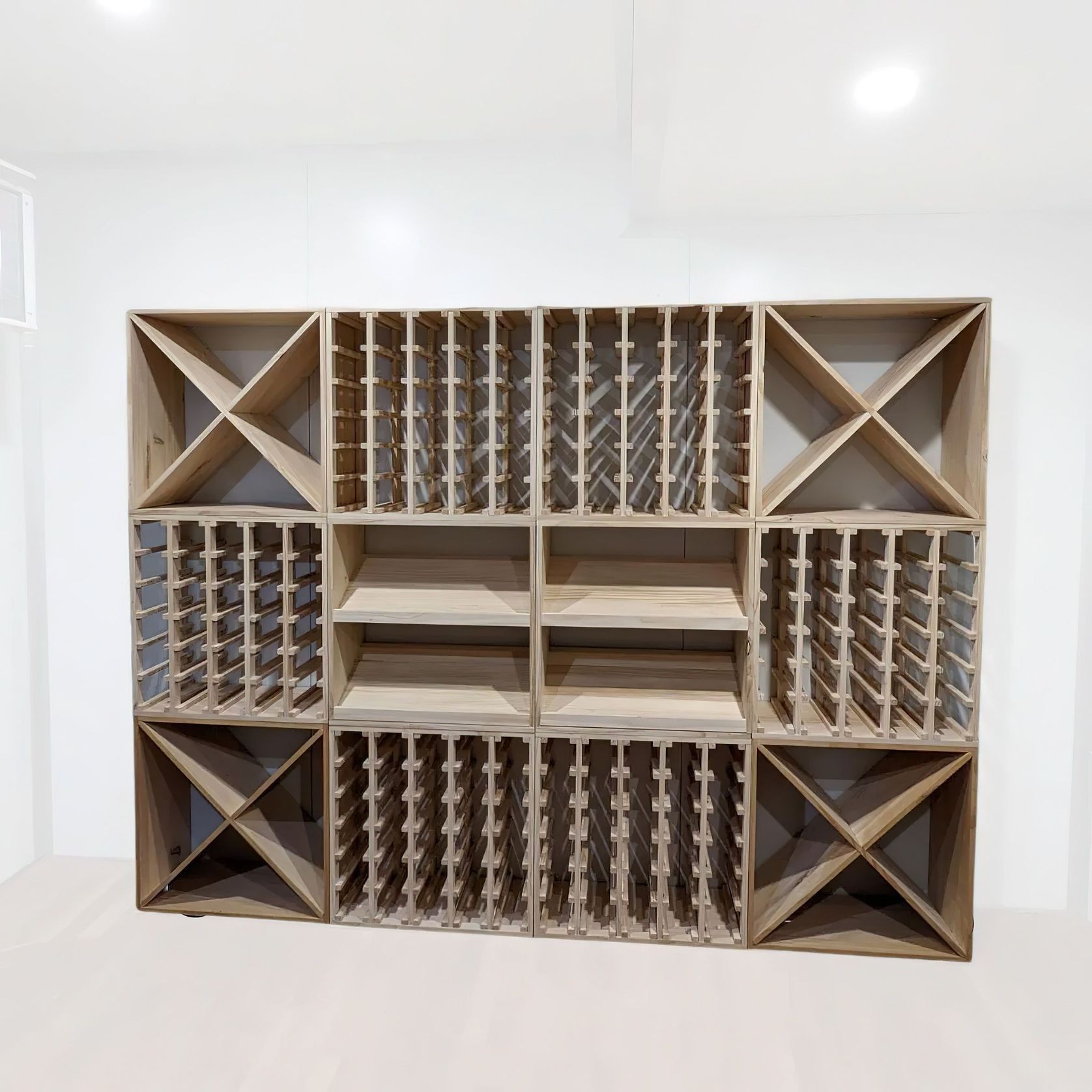 Modular Timber Wine Storage Cubes gallery detail image