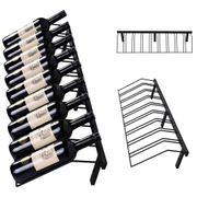 Wall Mounted Metal Rail Wine Racks gallery detail image