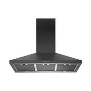 Black Wallmount Rangehood 900mm - TRI-900B gallery detail image