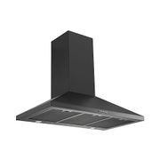 Black Wallmount Rangehood 900mm - TRI-900B gallery detail image