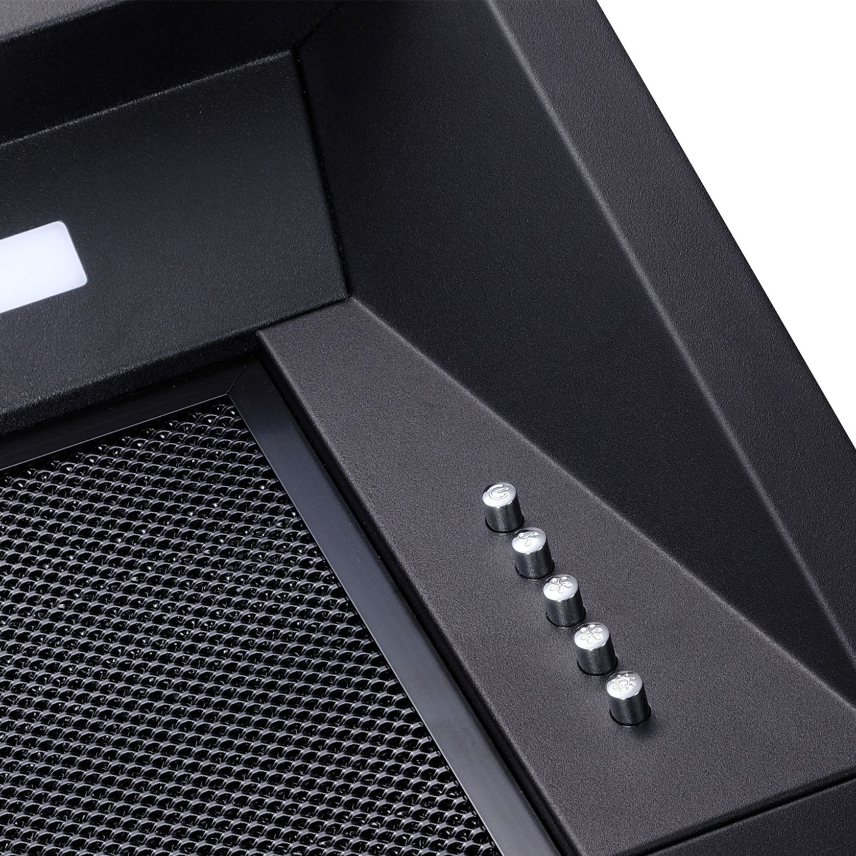 Black Undermount Rangehood 900mm (Non-Silent) HN-90UMB gallery detail image