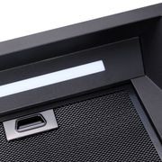 Black Undermount Rangehood 900mm (Non-Silent) HN-90UMB gallery detail image