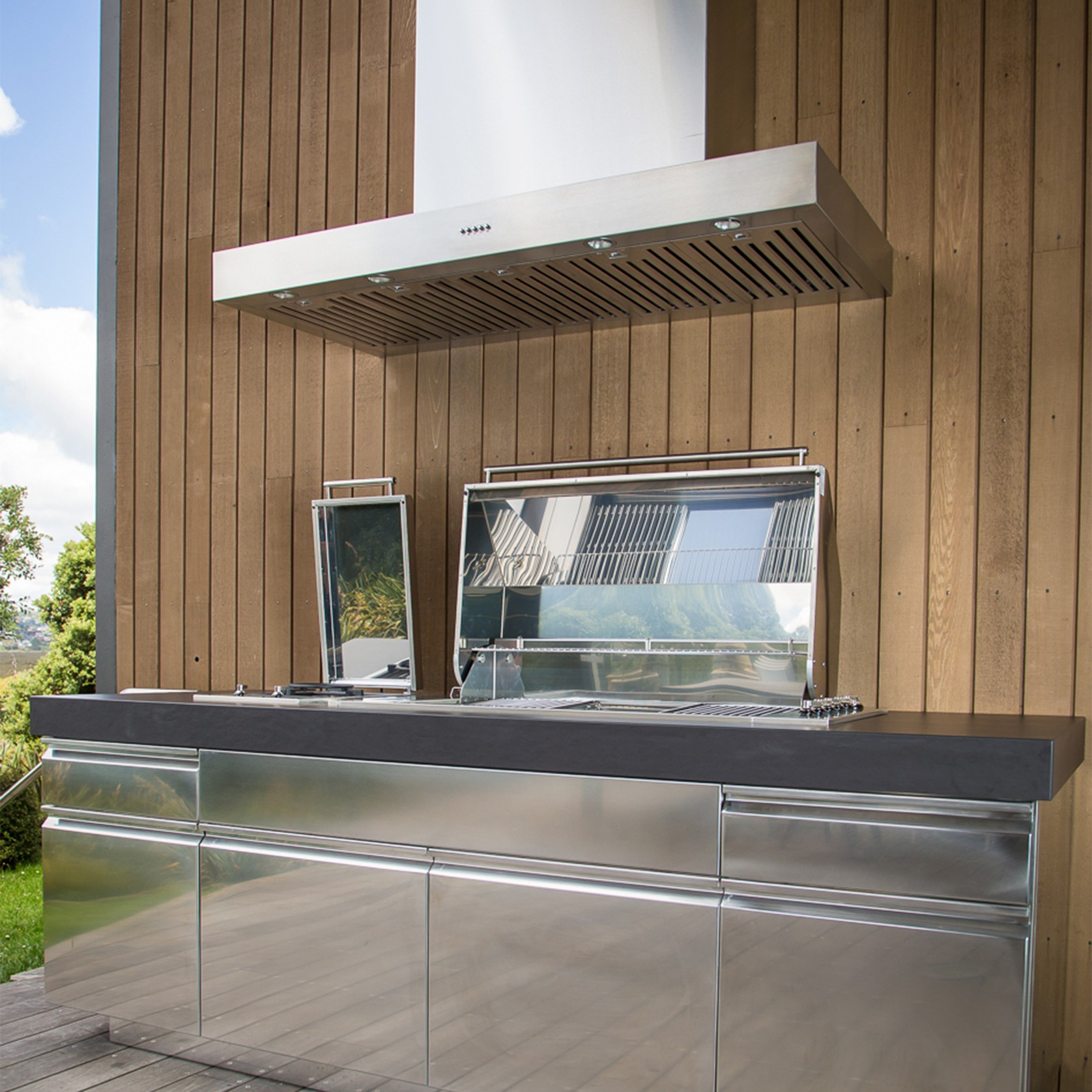 Schweigen Outdoor BBQ Rangehood CL7275 1500mm gallery detail image