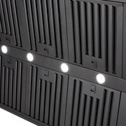 Black BBQ Rangehood 1200mm (Non Silent) - CL8912B gallery detail image