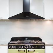 Falcon Black 110cm Canopy Rangehood gallery detail image