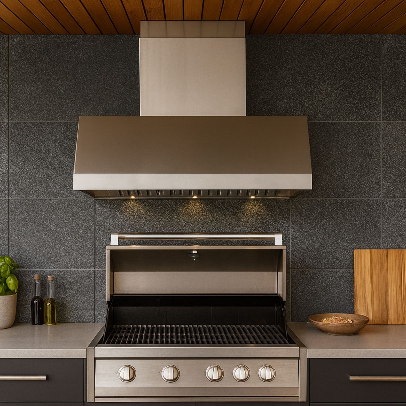BBQ Alfresco Rangehood 1200mm - DBH1200 gallery detail image