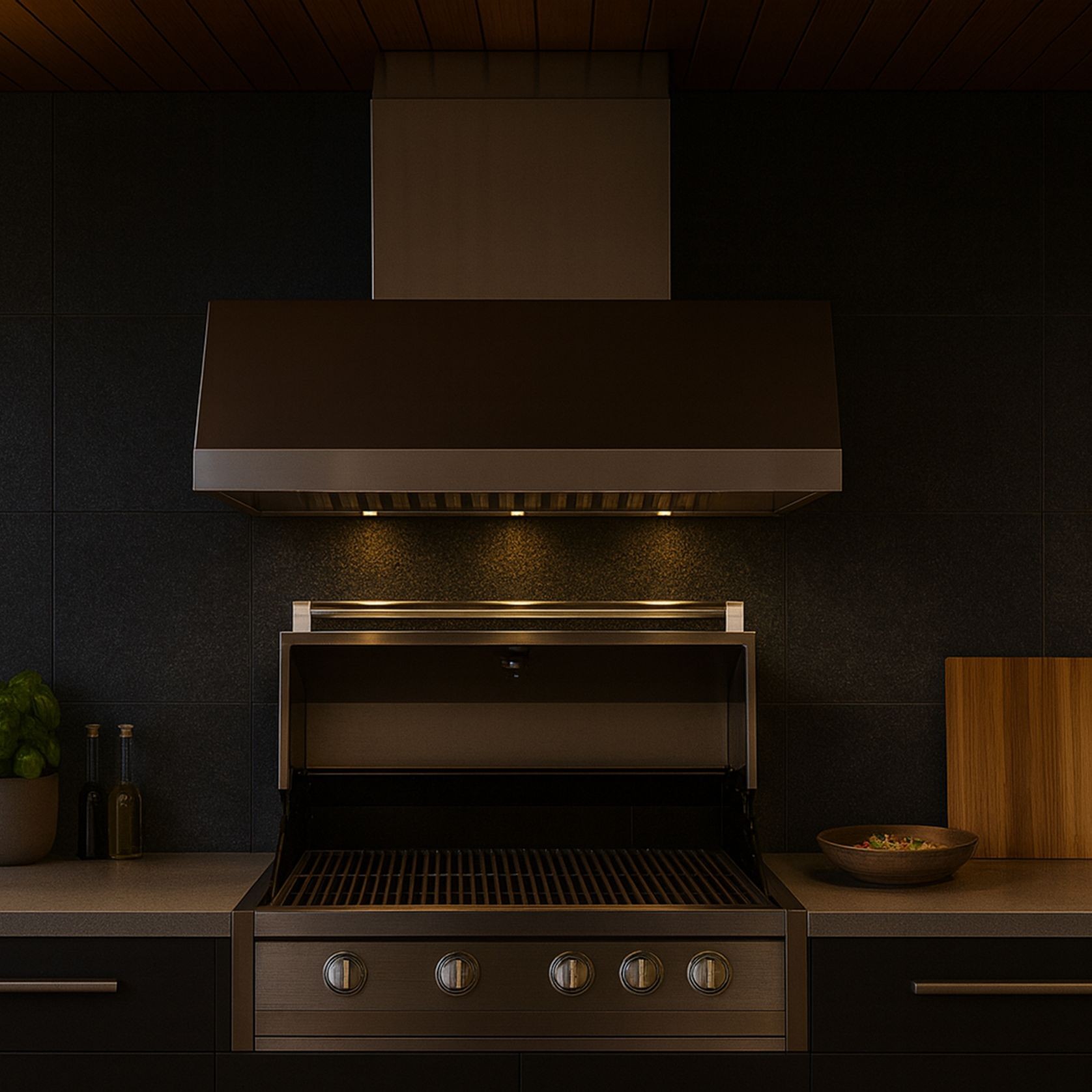 BBQ Alfresco Rangehood 1200mm - DBH1200 gallery detail image
