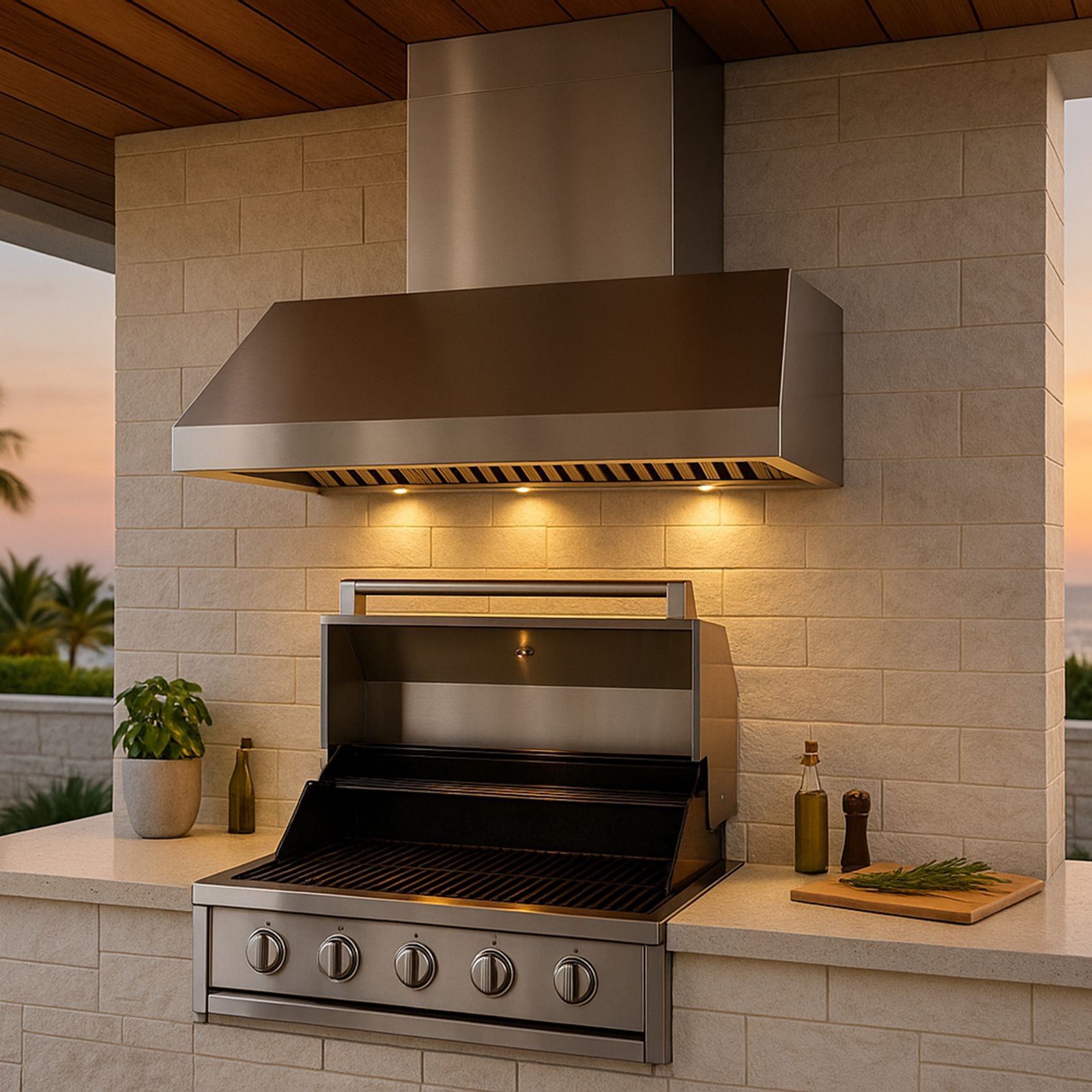 BBQ Alfresco Rangehood 1200mm - DBH1200 gallery detail image