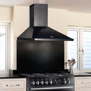 Falcon Black 90cm Canopy Rangehood gallery detail image