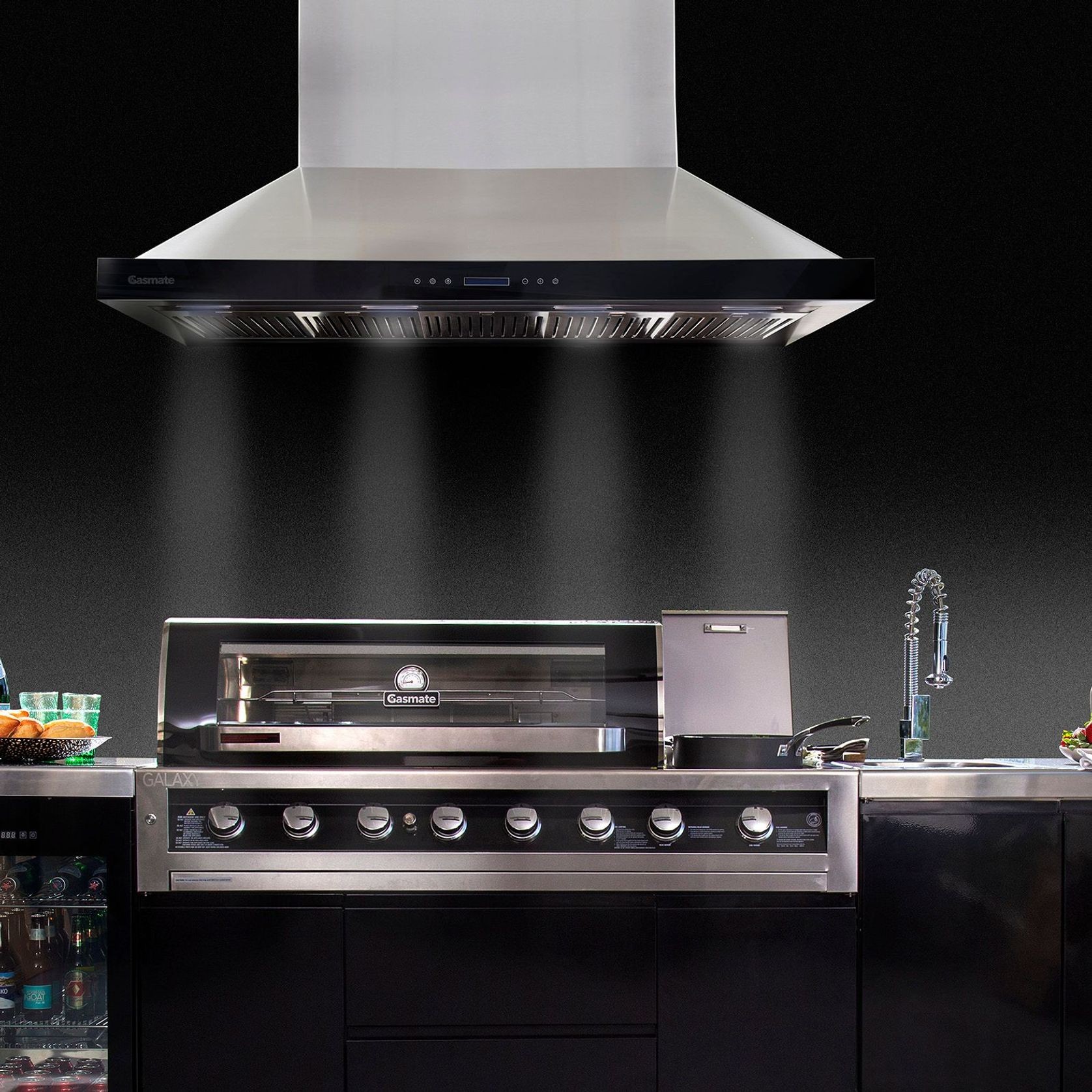 Gasmate 120cm Deluxe BBQ Rangehood gallery detail image