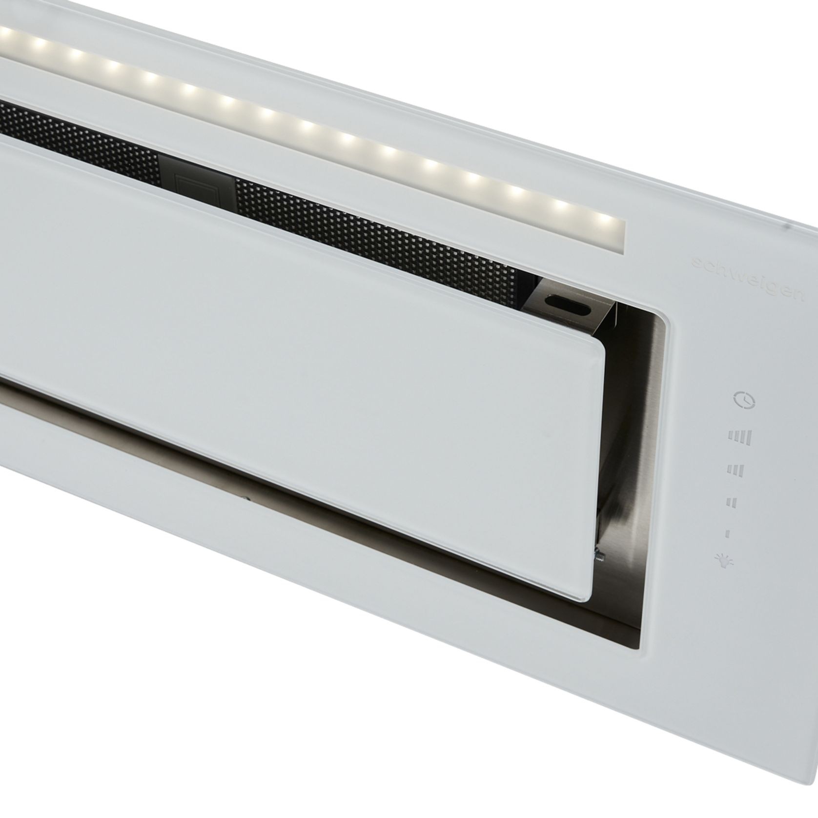 Silent White Undermount Rangehood 900mm - KLS-9GLASS gallery detail image