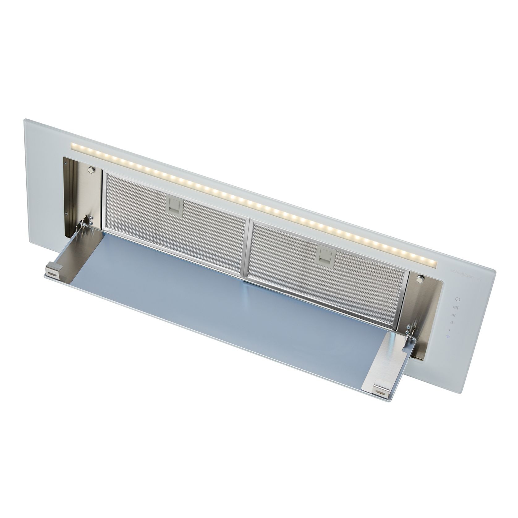 Silent White Undermount Rangehood 900mm - KLS-9GLASS gallery detail image