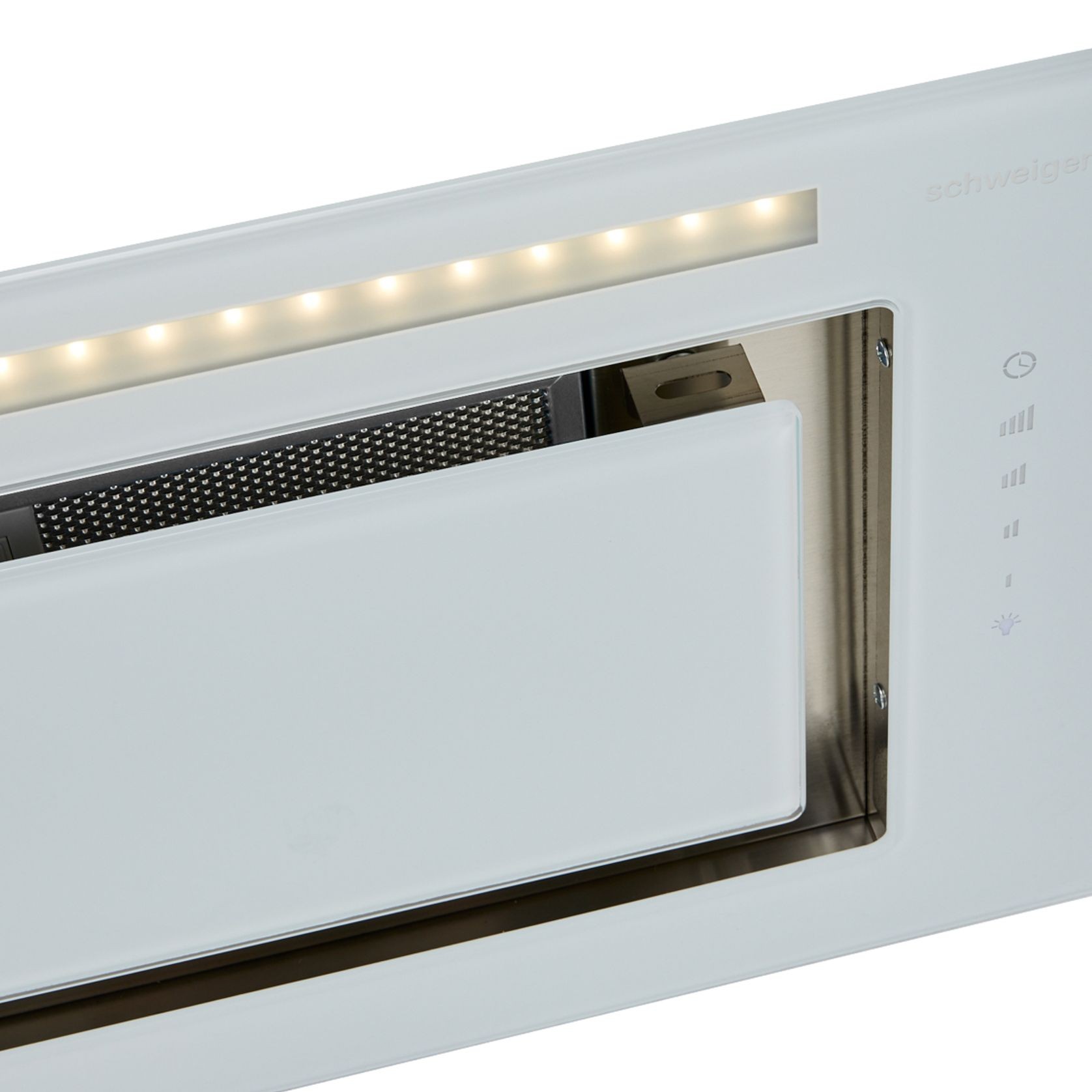 Silent White Undermount Rangehood 900mm - KLS-9GLASS gallery detail image