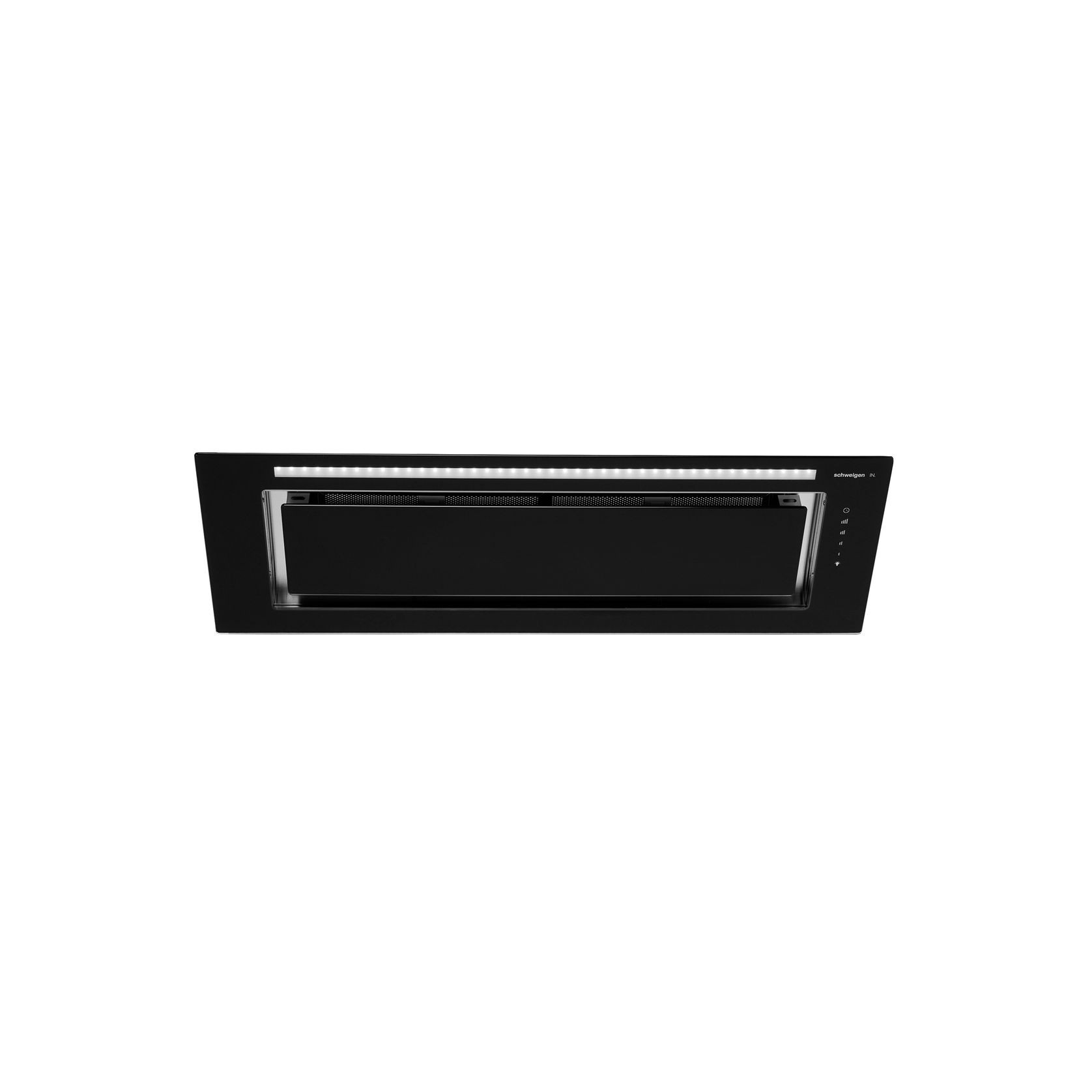 Silent Glass Undermount Rangehood 900mm - KLS-9GLASSBLK gallery detail image