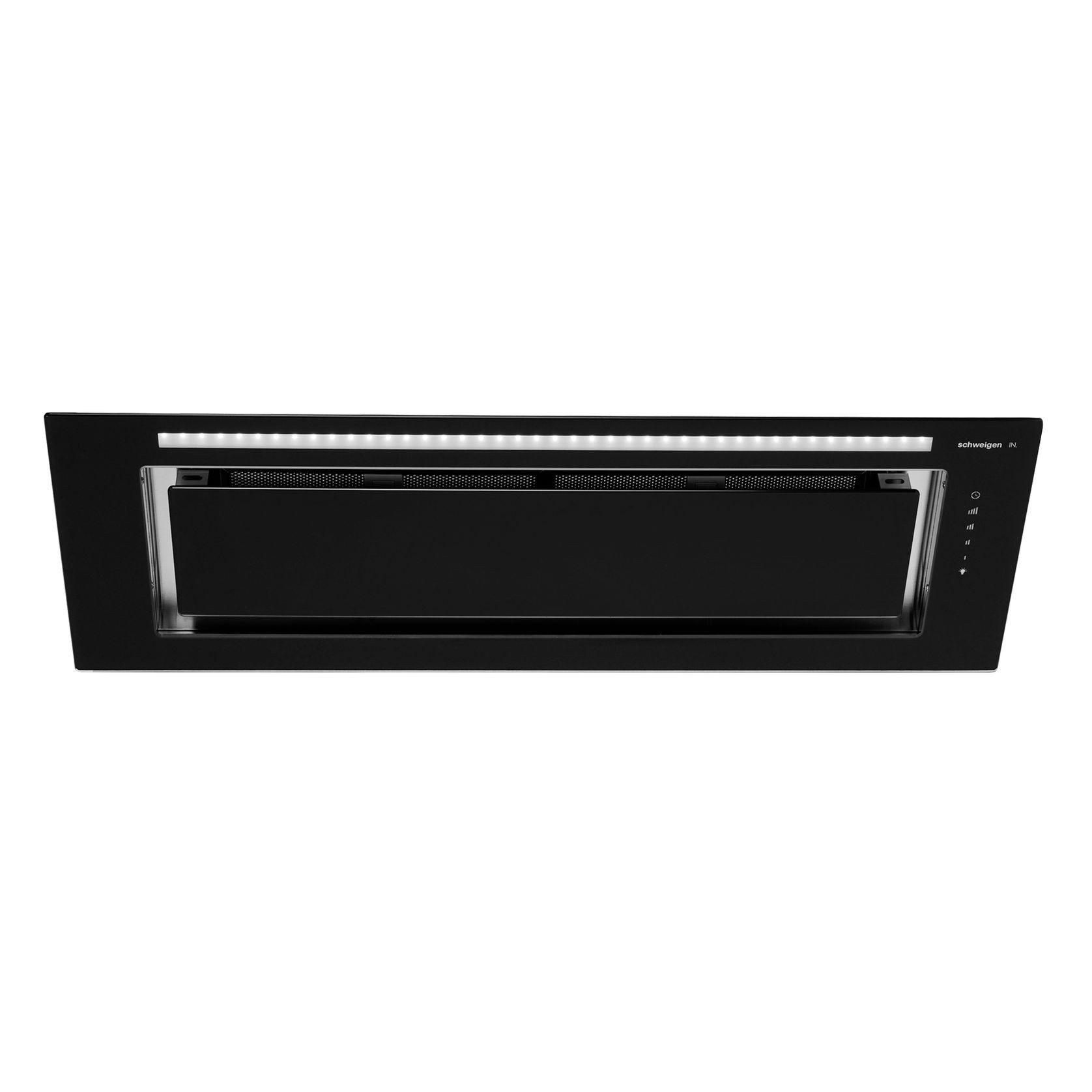 Silent Glass Undermount Rangehood 900mm - KLS-9GLASSBLK gallery detail image