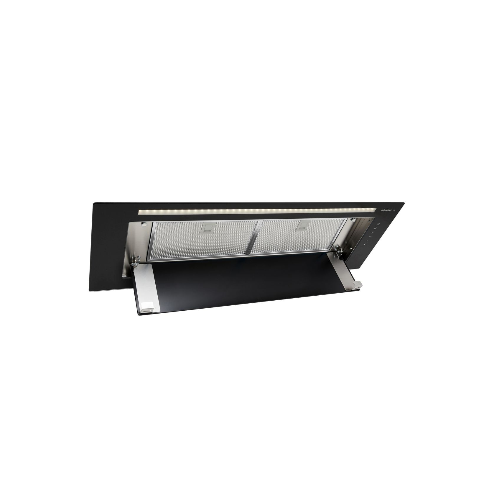 Silent Glass Undermount Rangehood 900mm - KLS-9GLASSBLK gallery detail image