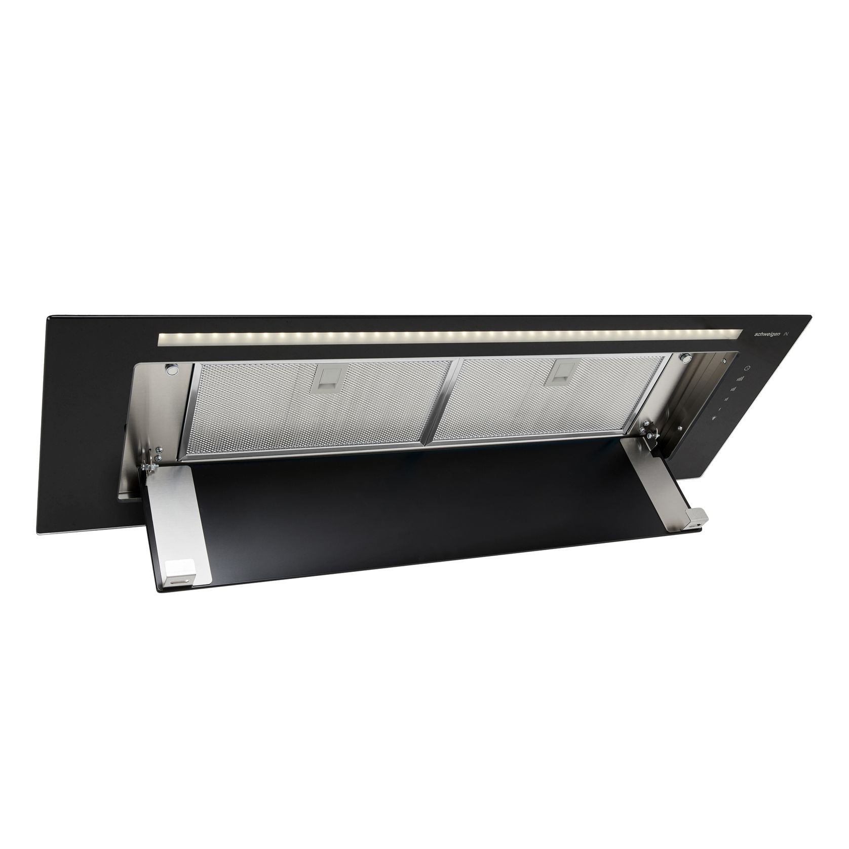 Silent Glass Undermount Rangehood 900mm - KLS-9GLASSBLK gallery detail image