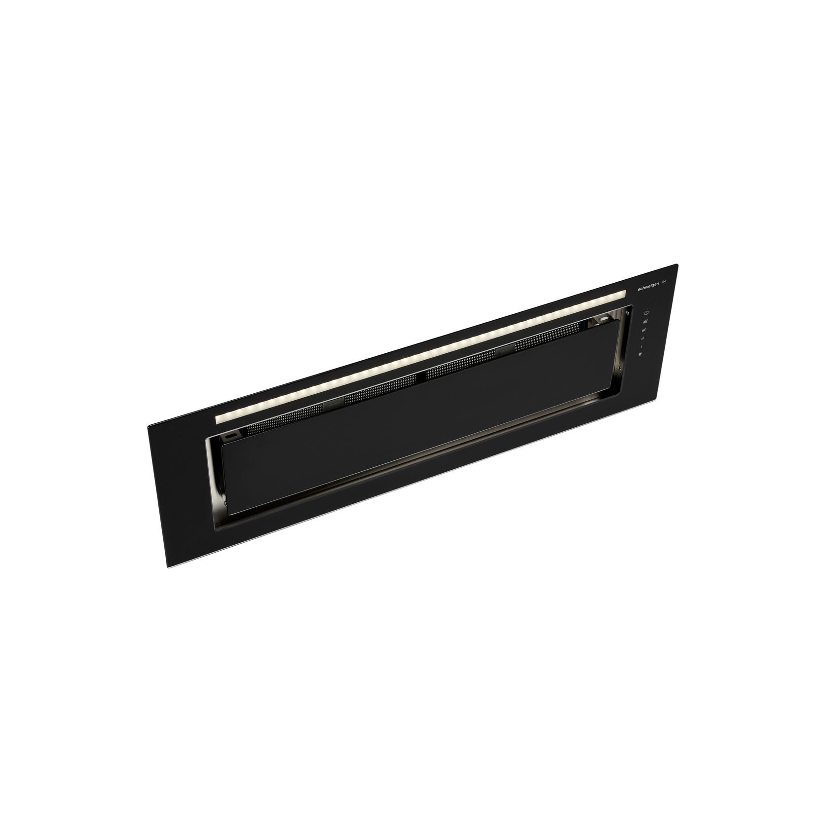 Silent Glass Undermount Rangehood 900mm - KLS-9GLASSBLK gallery detail image