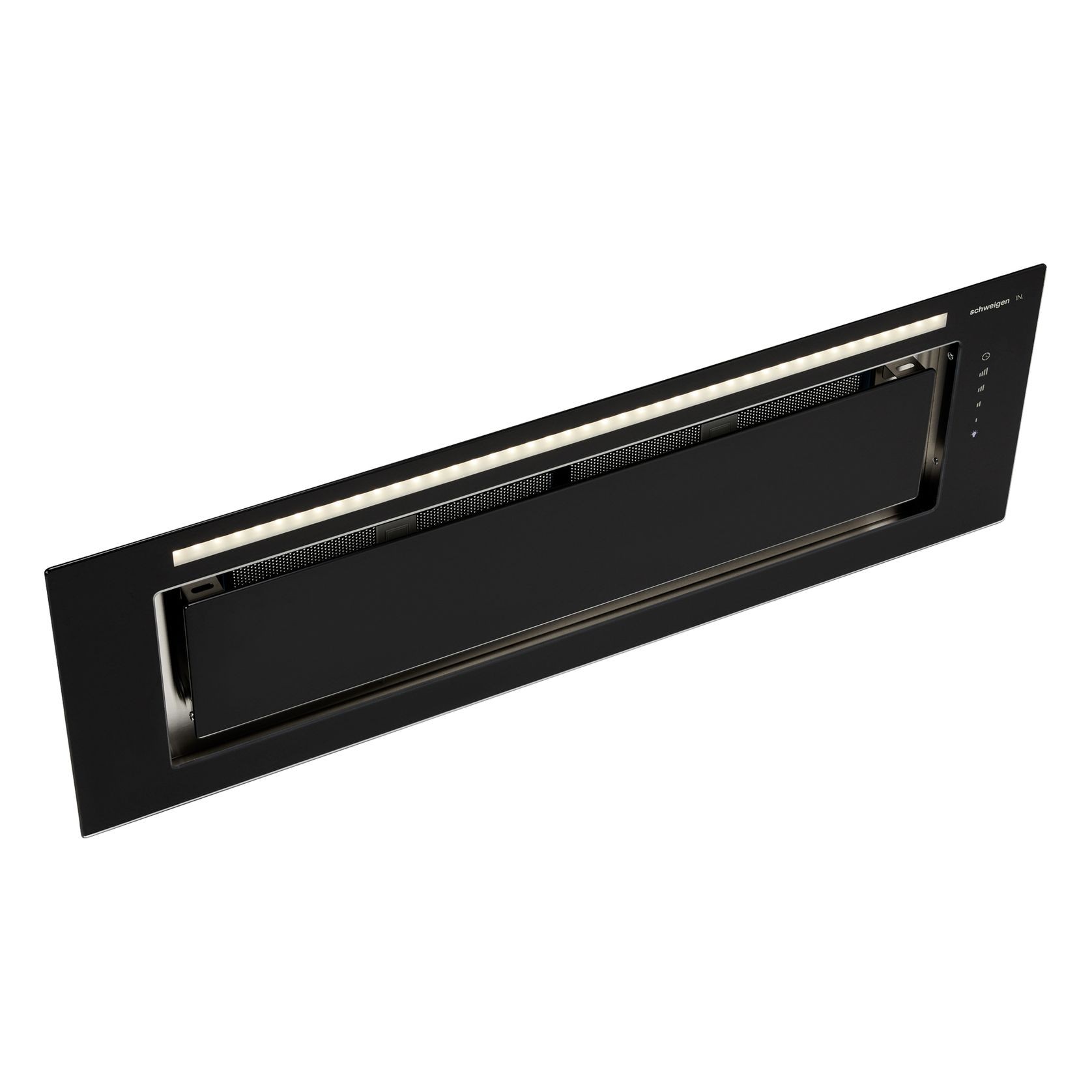 Silent Glass Undermount Rangehood 900mm - KLS-9GLASSBLK gallery detail image