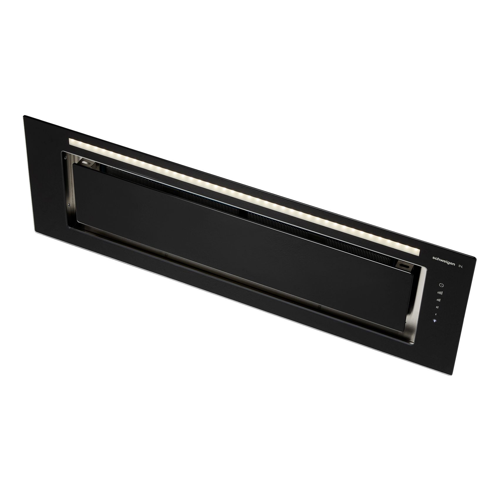 Silent Glass Undermount Rangehood 900mm - KLS-9GLASSBLK gallery detail image