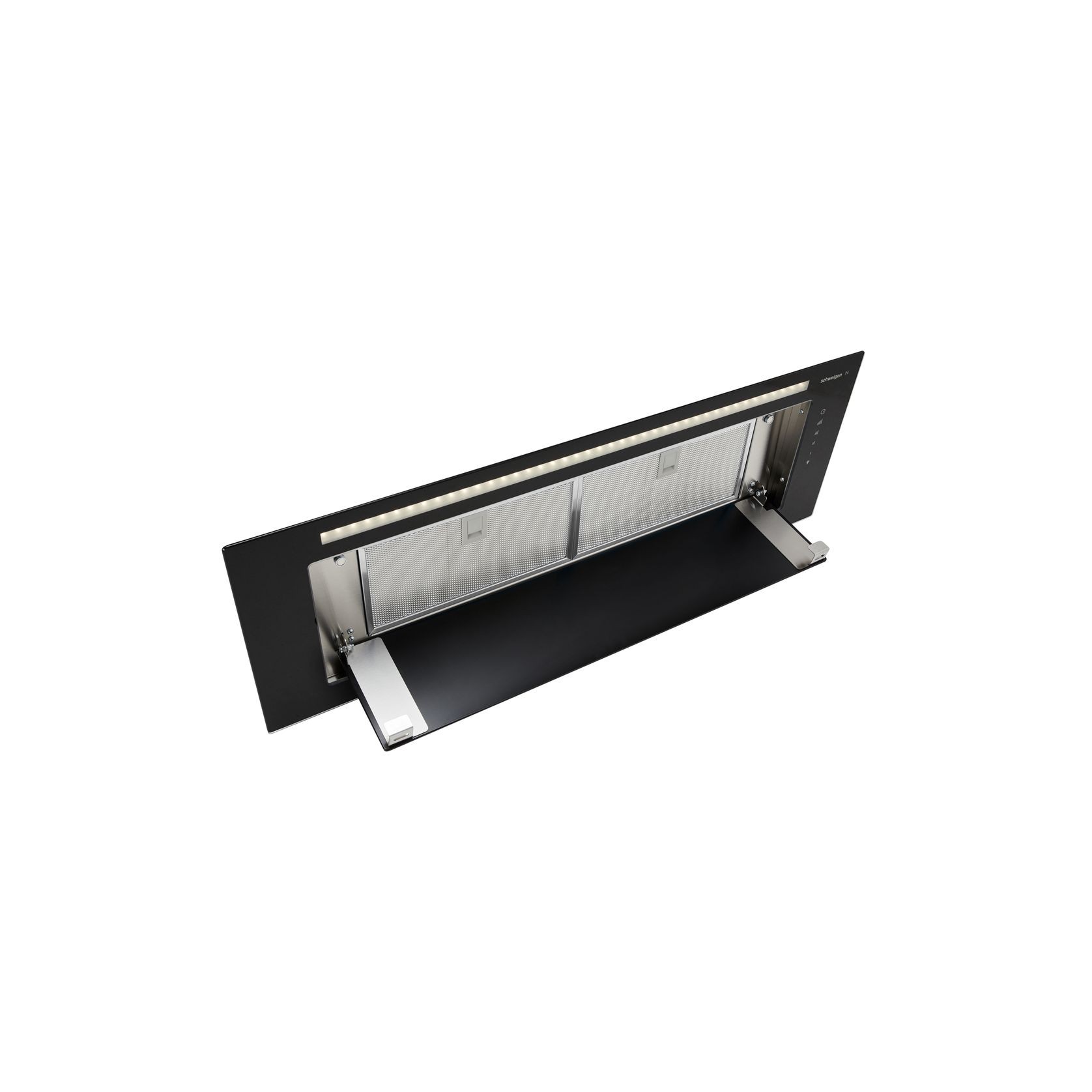 Silent Glass Undermount Rangehood 900mm - KLS-9GLASSBLK gallery detail image