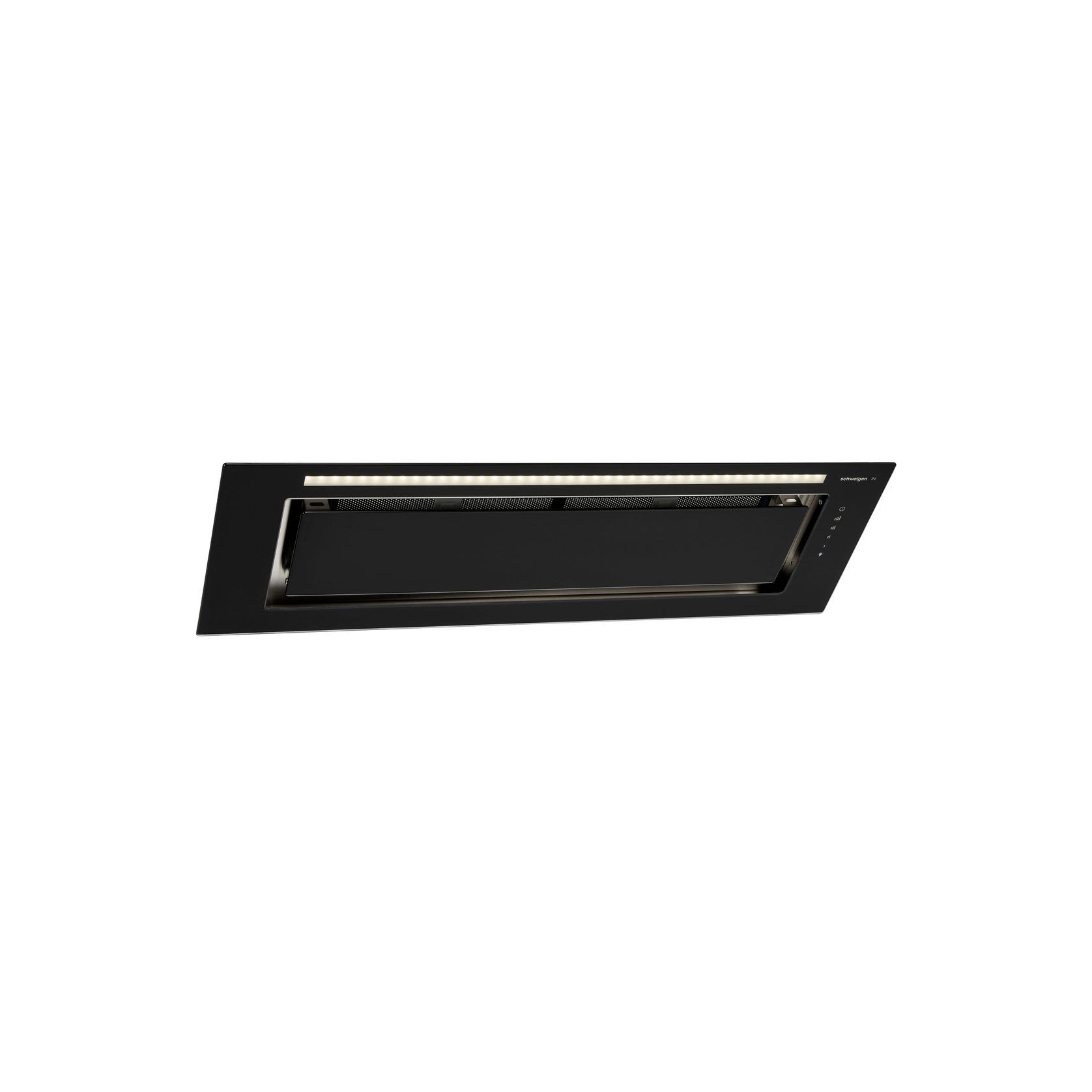 Silent Glass Undermount Rangehood 900mm - KLS-9GLASSBLK gallery detail image