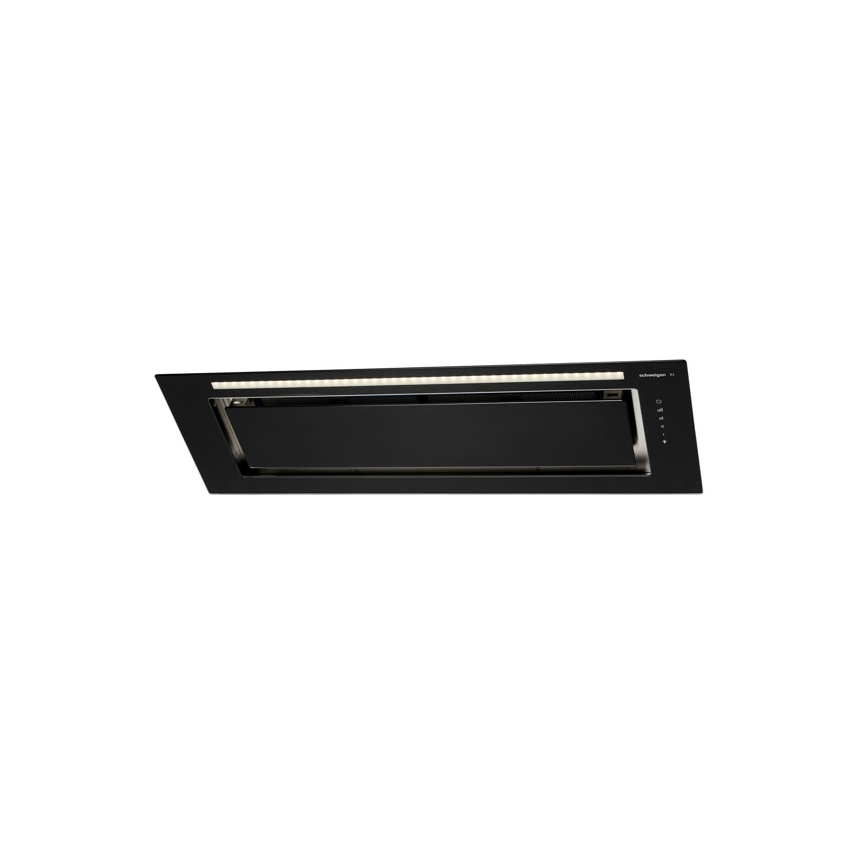 Silent Glass Undermount Rangehood 900mm - KLS-9GLASSBLK gallery detail image