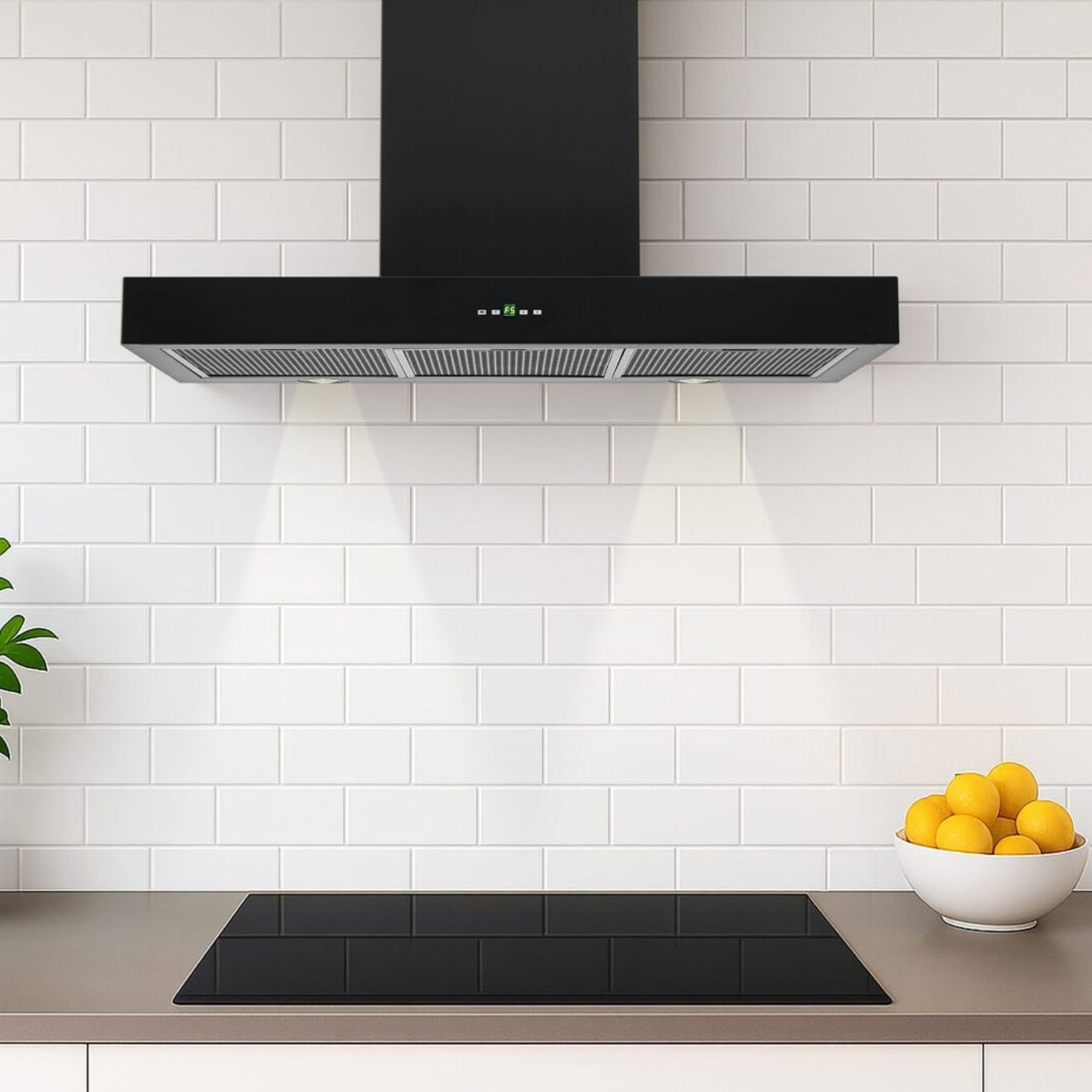 Mia 900mm Wall Mount Rangehood gallery detail image